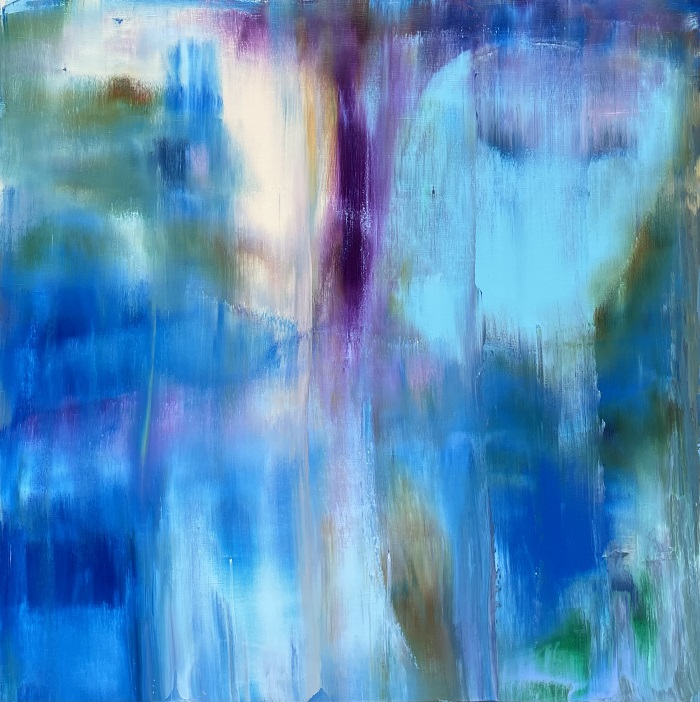 Blue Angel | Acrylic on canvas | 36x36