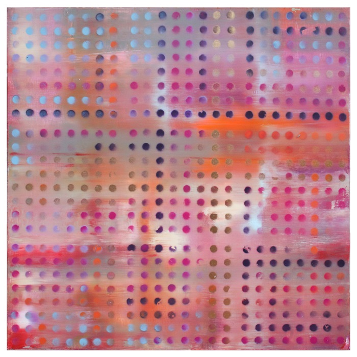 Raspberry Parade | Acrylic on canvas | 36x36