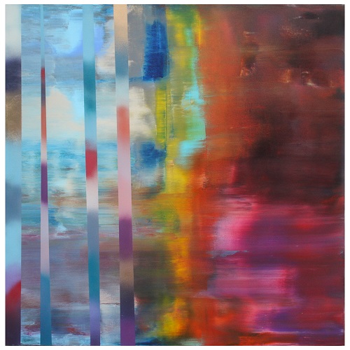 Stillness into Bliss | Acrylic on canvas | 48x48